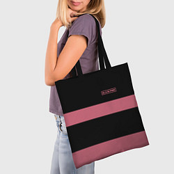 Сумка-шопер Black Pink: Logo, цвет: 3D-принт — фото 2