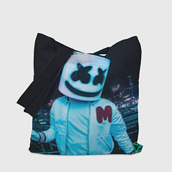 Сумка-шопер M - means Marshmello, цвет: 3D-принт