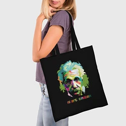 Сумка-шопер Albert Einstein, цвет: 3D-принт — фото 2