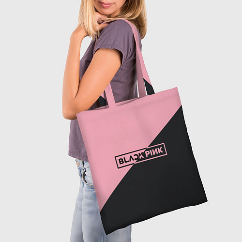 Сумка-шоппер Black Pink / 3D-принт – фото 3