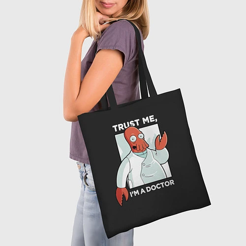 Сумка-шоппер Zoidberg: Trust Me / 3D-принт – фото 3
