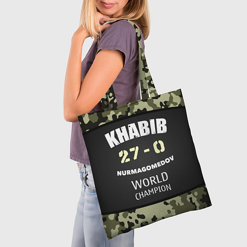 Сумка-шоппер Khabib: 27 - 0 / 3D-принт – фото 3