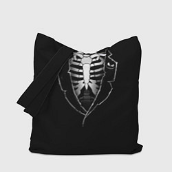 Сумка-шопер Хэллоуинский скелет, цвет: 3D-принт