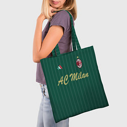 Сумка-шопер AC Milan: Green Form, цвет: 3D-принт — фото 2