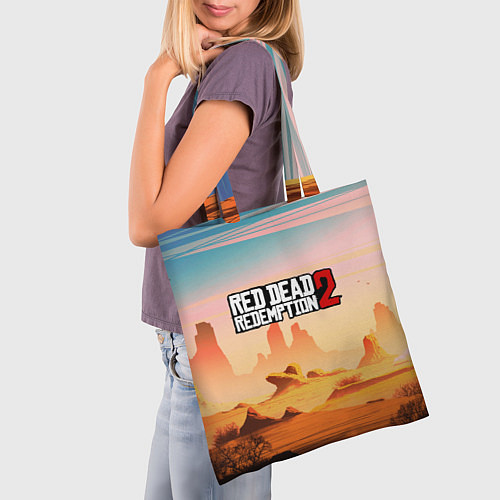 Сумка-шоппер RDR 2: Wild West / 3D-принт – фото 3