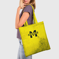 Сумка-шопер Metro Exodus: Yellow Grunge, цвет: 3D-принт — фото 2