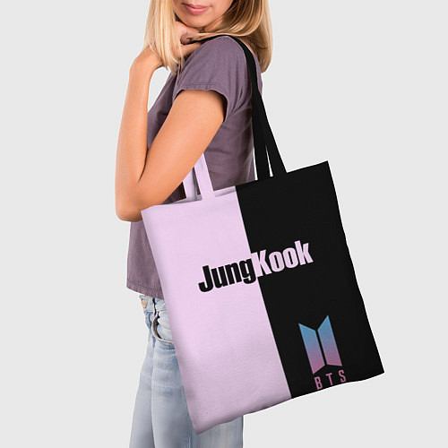 Сумка-шоппер BTS Jung Kook / 3D-принт – фото 3
