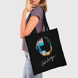 Сумка-шопер Daft Punk: Get Lucky, цвет: 3D-принт — фото 2