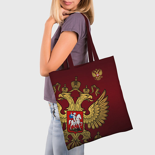 Сумка-шоппер Россия: Щедрая душа / 3D-принт – фото 3