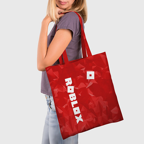 Сумка-шоппер ROBLOX: Red Style / 3D-принт – фото 3