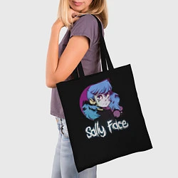Сумка-шопер Sally Face: Dead Smile, цвет: 3D-принт — фото 2