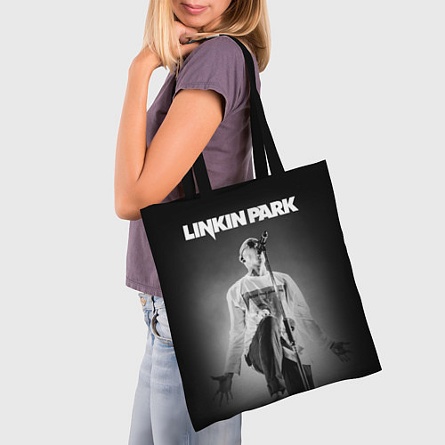 Сумка-шоппер Linkin Park: Bennington / 3D-принт – фото 3