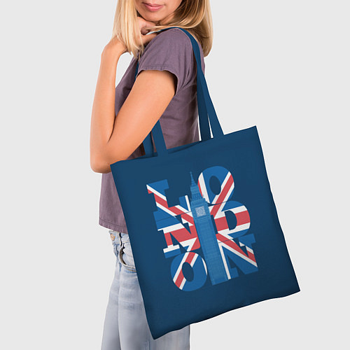 Сумка-шоппер London: Great Britain / 3D-принт – фото 3