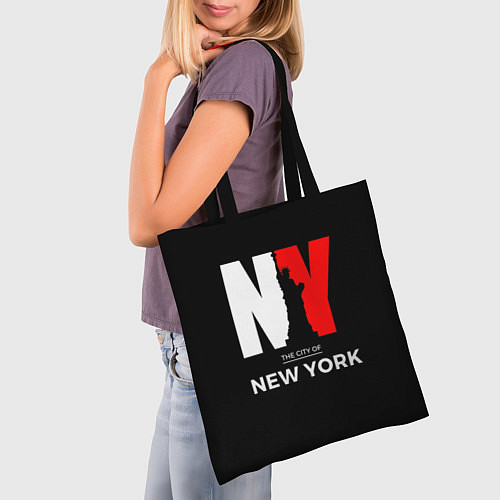Сумка-шоппер New York City / 3D-принт – фото 3