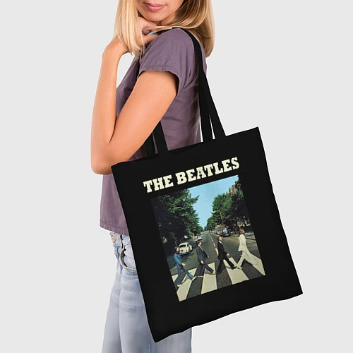 Сумка-шоппер The Beatles: Abbey Road / 3D-принт – фото 3