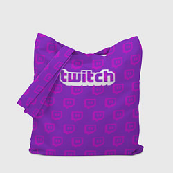 Сумка-шопер Twitch Online, цвет: 3D-принт