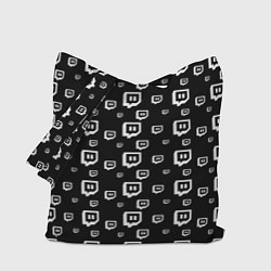 Сумка-шоппер Twitch: Black Pattern