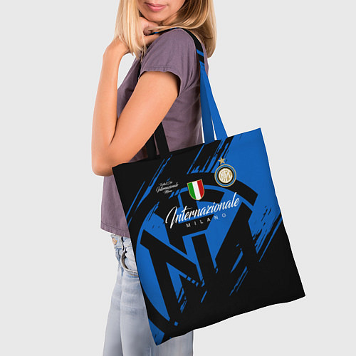 Сумка-шоппер Интер Милан логотипы / 3D-принт – фото 3