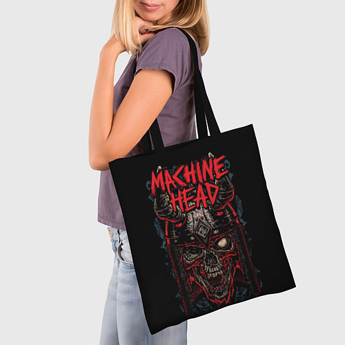 Сумка-шоппер Machine Head: Blooded Skull / 3D-принт – фото 3