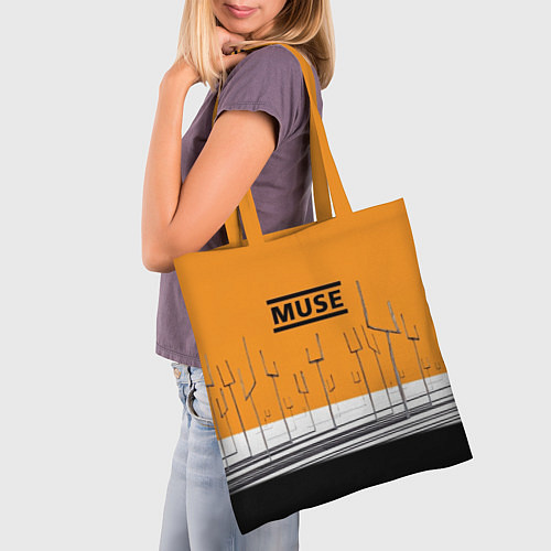 Сумка-шоппер Muse: Orange Mood / 3D-принт – фото 3