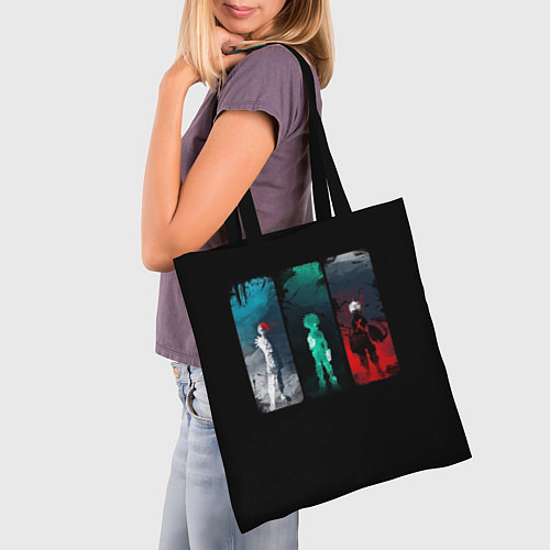 Сумка-шоппер Boku No Hero Academia minimal / 3D-принт – фото 3