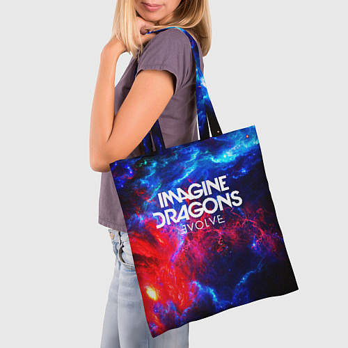 Сумка-шоппер IMAGINE DRAGONS / 3D-принт – фото 3