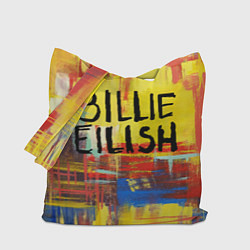 Сумка-шопер Billie Eilish: Art, цвет: 3D-принт