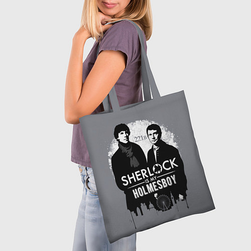 Сумка-шоппер Sherlock Holmesboy / 3D-принт – фото 3