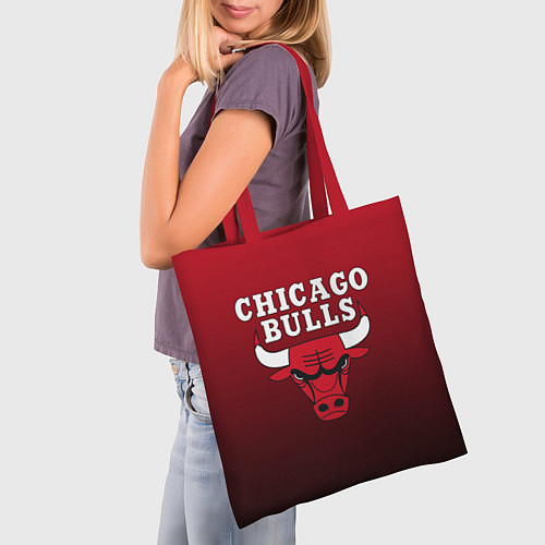 Сумка-шоппер CHICAGO BULLS / 3D-принт – фото 3