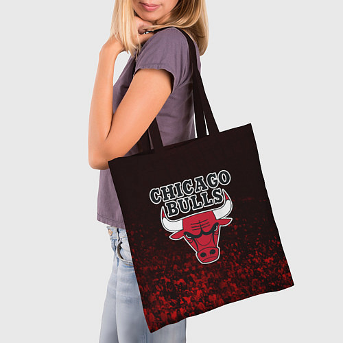 Сумка-шоппер CHICAGO BULLS / 3D-принт – фото 3