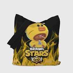 Сумка-шопер BRAWL STARS SALLY LEON, цвет: 3D-принт