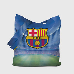 Сумка-шопер FC Barcelona, цвет: 3D-принт