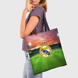 Сумка-шопер FC Real Madrid, цвет: 3D-принт — фото 2
