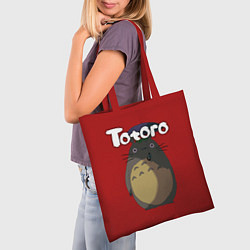 Сумка-шопер Totoro, цвет: 3D-принт — фото 2