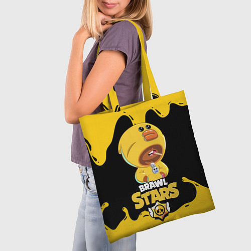 Сумка-шоппер BRAWL STARS SALLY LEON / 3D-принт – фото 3
