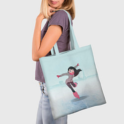 Сумка-шопер Фигурное катание, цвет: 3D-принт — фото 2
