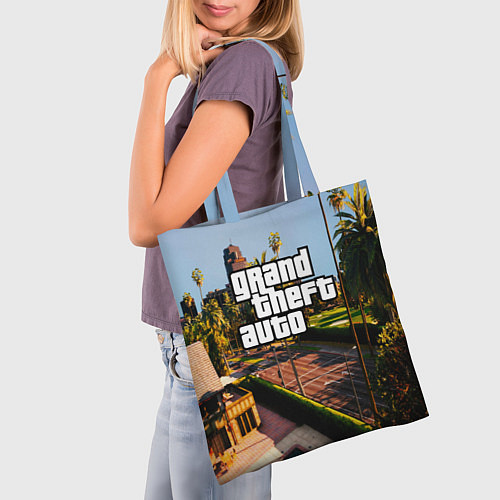 Сумка-шоппер Grand Theft Auto / 3D-принт – фото 3