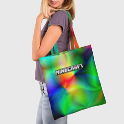 Сумка-шопер MINECRAFT, цвет: 3D-принт — фото 2