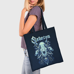 Сумка-шопер Skull Sabaton, цвет: 3D-принт — фото 2