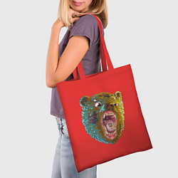 Сумка-шопер Little Big: Bear, цвет: 3D-принт — фото 2