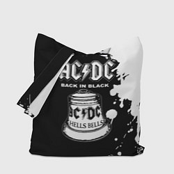 Сумка-шопер ACDC Back in Black, цвет: 3D-принт