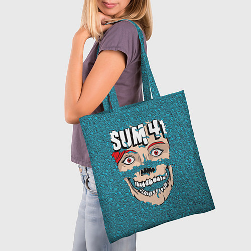 Сумка-шоппер Sum41 poster / 3D-принт – фото 3