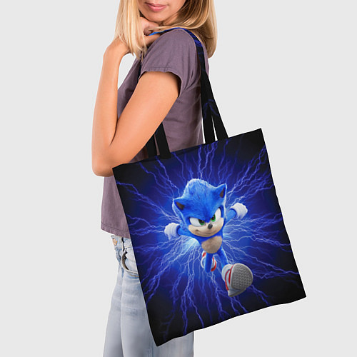 Сумка-шоппер SONIC / 3D-принт – фото 3