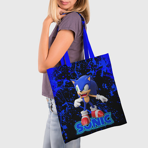 Сумка-шоппер Sonic / 3D-принт – фото 3