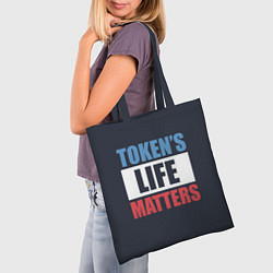 Сумка-шопер TOKENS LIFE MATTERS, цвет: 3D-принт — фото 2