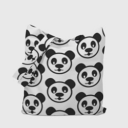 Сумка-шопер Panda, цвет: 3D-принт