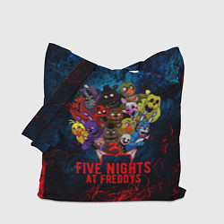 Сумка-шопер Five Nights At Freddys, цвет: 3D-принт