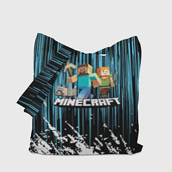 Сумка-шопер Minecraft, цвет: 3D-принт