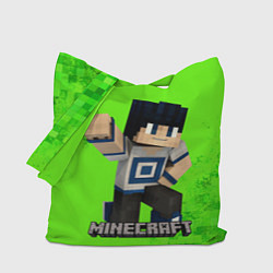 Сумка-шопер MINECRAFT, цвет: 3D-принт