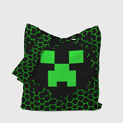 Сумка-шопер Minecraft, цвет: 3D-принт
